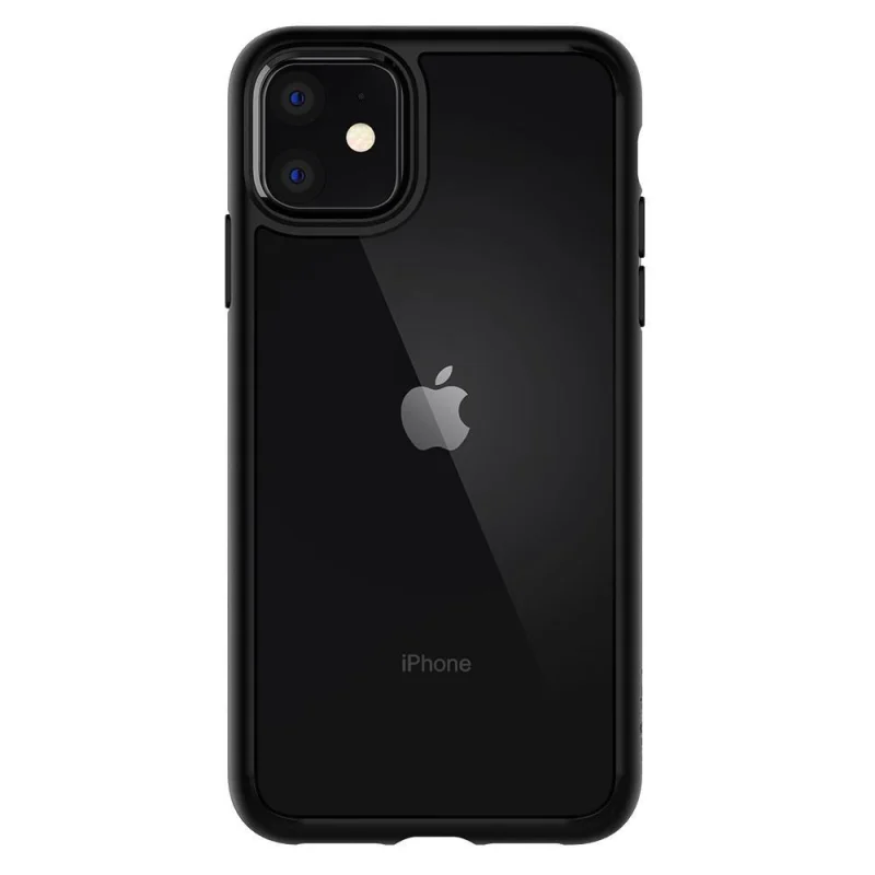 Etui Spigen Ultra Hybrid na iPhone 11 - czarny mat - obrazek 16