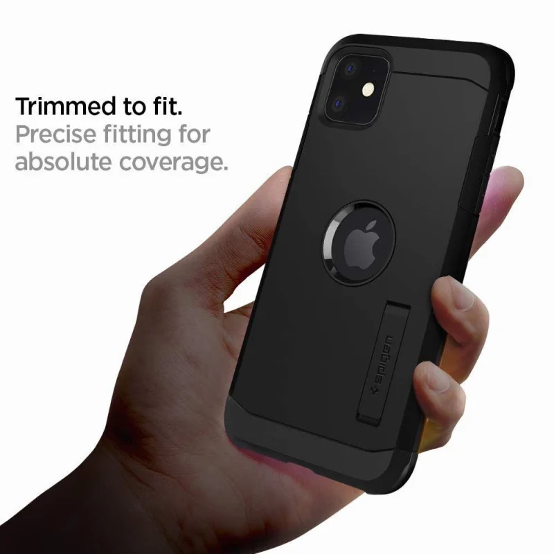 Etui Spigen Tough Armor na iPhone 11 - czarne - obrazek 12