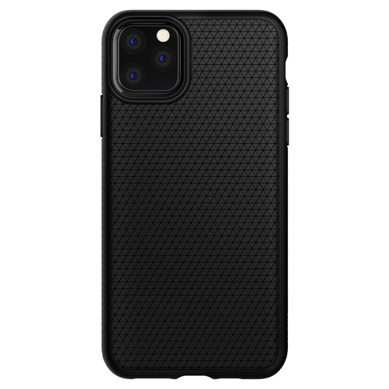 Etui Spigen Liquid Air na iPhone 11 Pro Max - czarny mat - obrazek 15