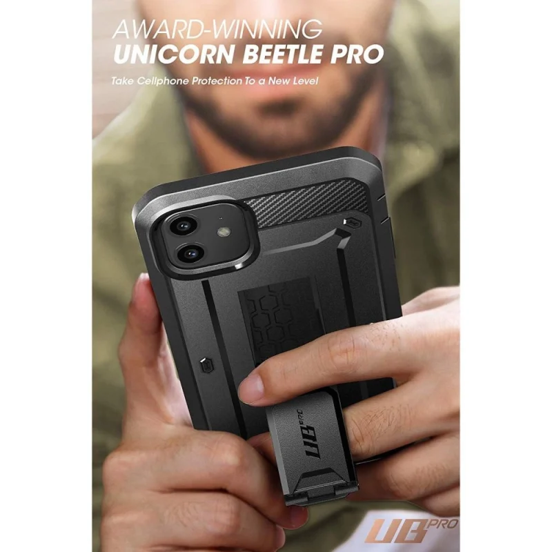 Etui Supcase Unicorn Beetle Pro na iPhone 11 - czarne - obrazek 15