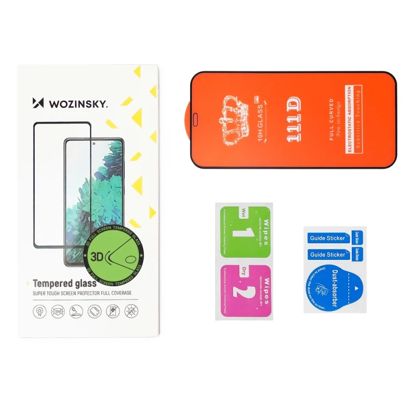 Wozinsky super wytrzymałe szkło folia szklana Full Glue na cały ekran z ramką Case Friendly Xiaomi Mi Band 4 / Mi Band 3 przezroczysty - obrazek 5