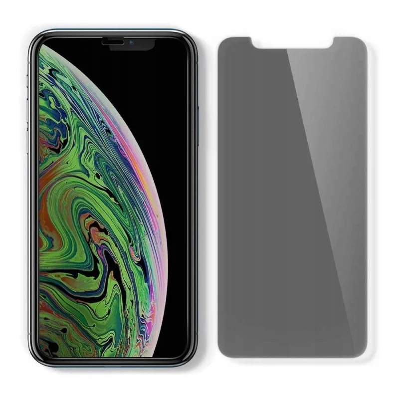 Szkło hartowane Spigen Glas.tR EZ Fit Privacy na iPhone 11 / XR - obrazek 16