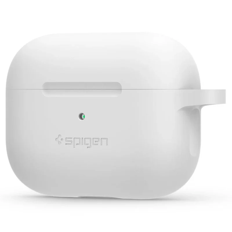 Etui Spigen Silicone Fit na Apple AirPods Pro 1 - białe - obrazek 16