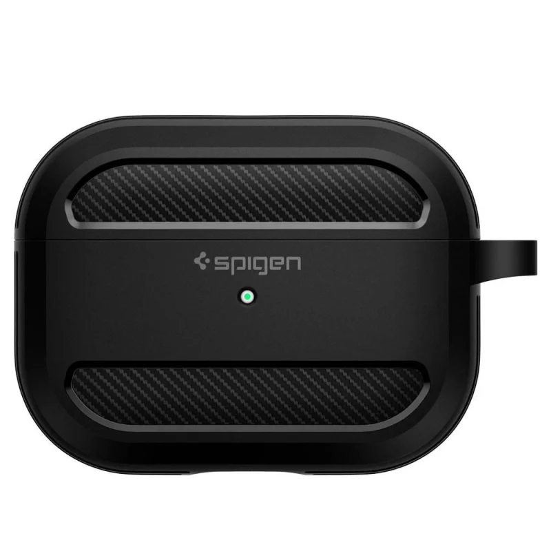 Etui Spigen Rugged Armor na Apple AirPods Pro 1 - czarny mat - obrazek 16