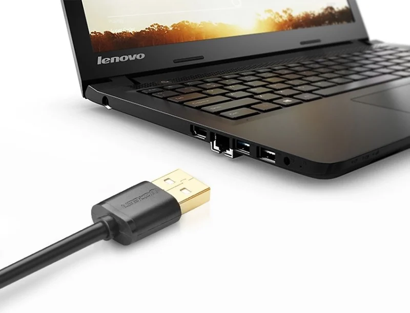 Ugreen kabel przewód przejściówka USB (żeński) - USB (męski) 2m czarny (10316) - obrazek 4