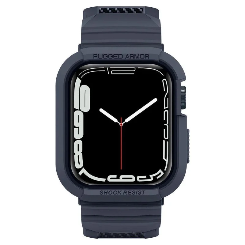 Etui Spigen Rugged Armor Pro na Apple Watch 4 / 5 / 6 / 7 / 8 / 9 / SE (44 / 45 mm) - szare - obrazek 10