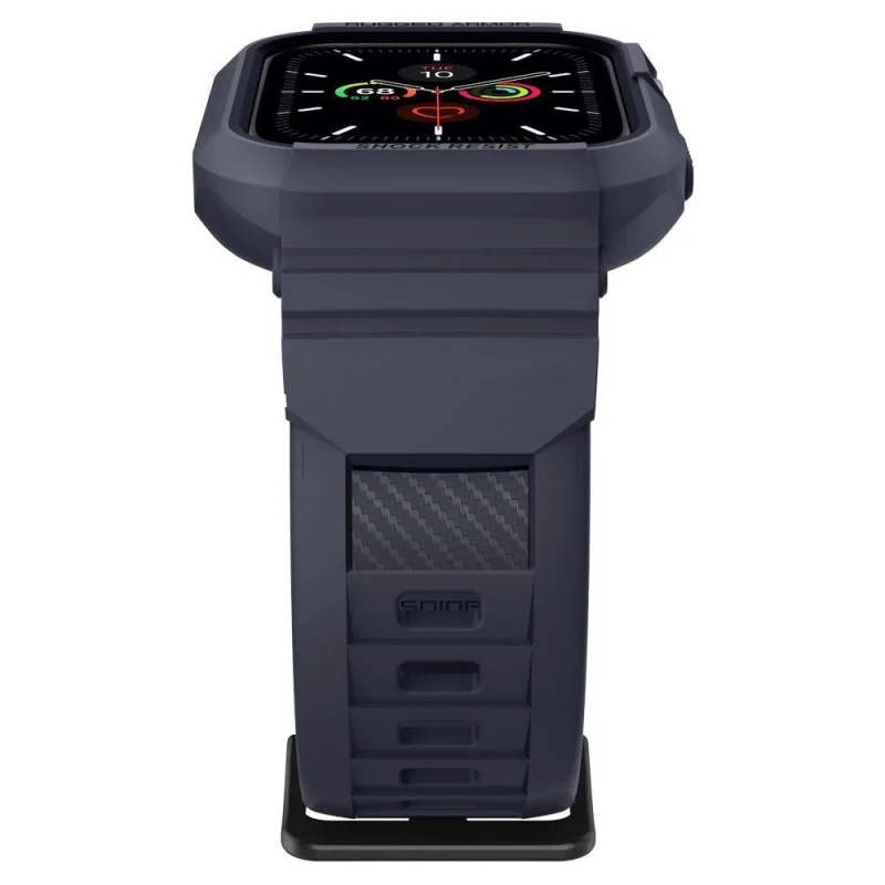 Etui Spigen Rugged Armor Pro na Apple Watch 4 / 5 / 6 / 7 / 8 / 9 / SE (44 / 45 mm) - szare - obrazek 7