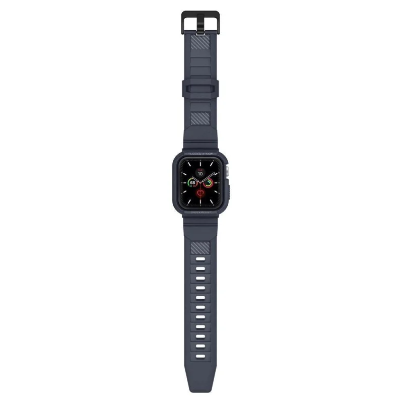 Etui Spigen Rugged Armor Pro na Apple Watch 4 / 5 / 6 / 7 / 8 / 9 / SE (44 / 45 mm) - szare - obrazek 8