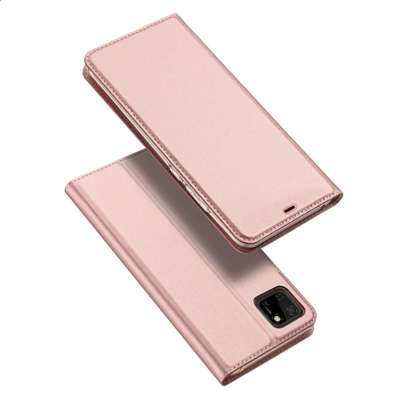 DUX DUCIS Skin Pro kabura etui pokrowiec z klapką Huawei Y5p różowy