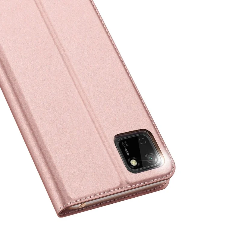 DUX DUCIS Skin Pro kabura etui pokrowiec z klapką Huawei Y5p różowy - obrazek 3