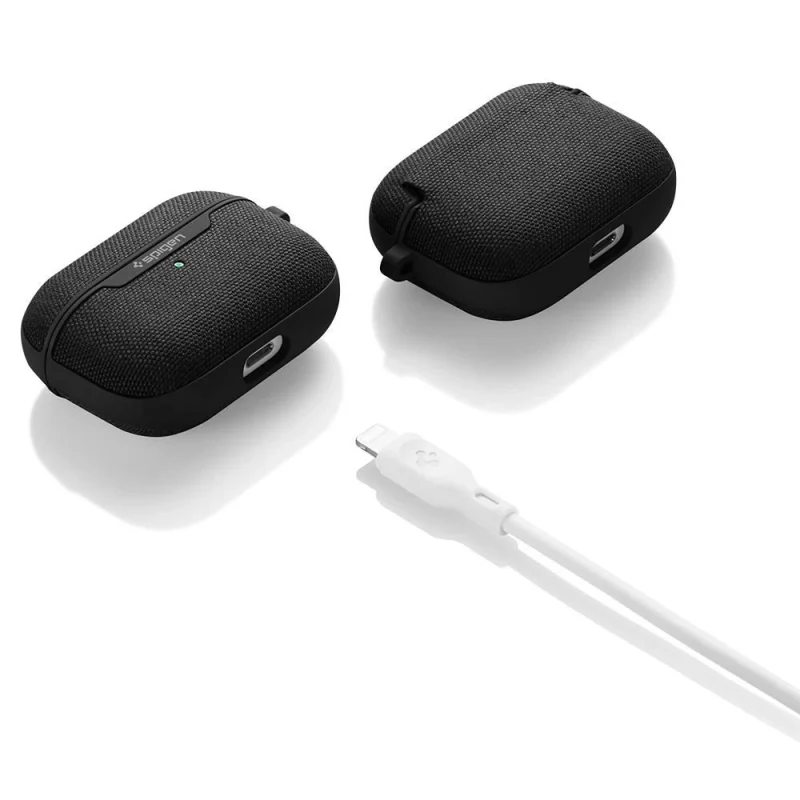 Etui Spigen Urban Fit na Apple AirPods Pro 1 - czarne - obrazek 14