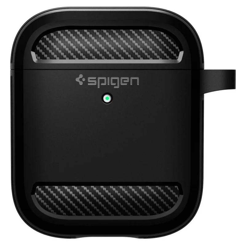 Etui Spigen Rugged Armor na Apple AirPods - czarny mat - obrazek 12