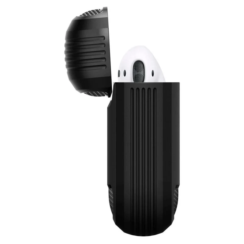 Etui Spigen Rugged Armor na Apple AirPods - czarny mat - obrazek 15