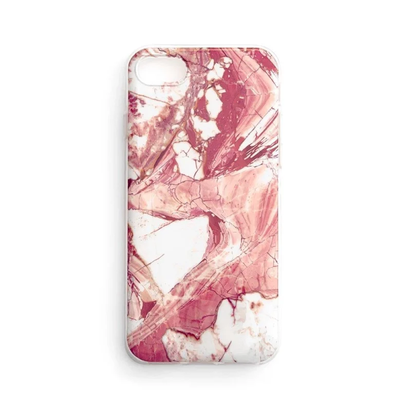 Wozinsky Marble żelowe etui pokrowiec marmur Samsung Galaxy A31 różowy