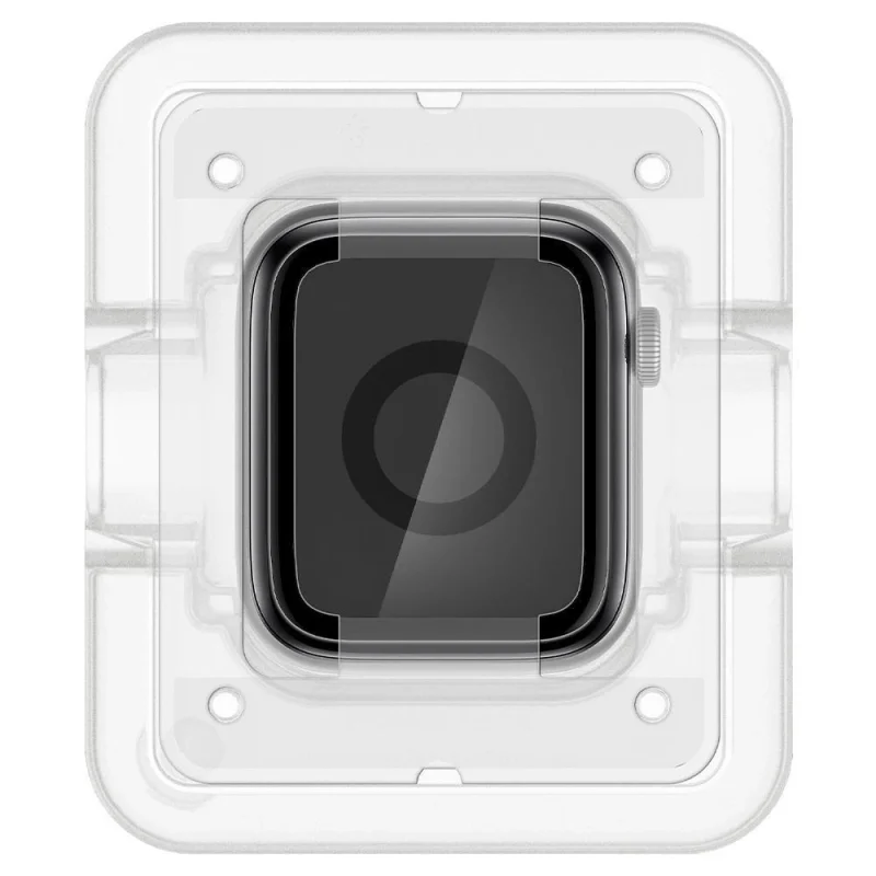 Szkło hybrydowe Spigen ProFlex EZ Fit na Apple Watch 4/5/6/SE (44mm) - obrazek 10