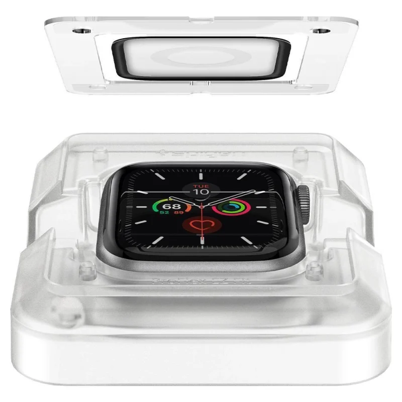 Szkło hybrydowe Spigen ProFlex EZ Fit na Apple Watch 4/5/6/SE (44mm) - obrazek 2