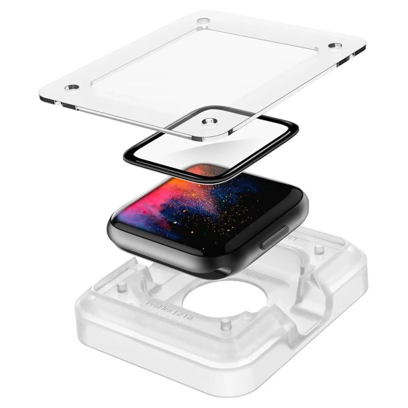 Szkło hybrydowe Spigen ProFlex EZ Fit na Apple Watch 4/5/6/SE (40mm) - obrazek 12