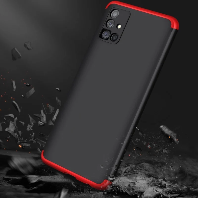 GKK 360 Protection Case etui na całą obudowę przód + tył Samsung Galaxy M51 czarno-czerwony - obrazek 6