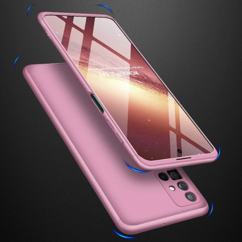 GKK 360 Protection Case etui na całą obudowę przód + tył Samsung Galaxy M51 różowy - obrazek 4