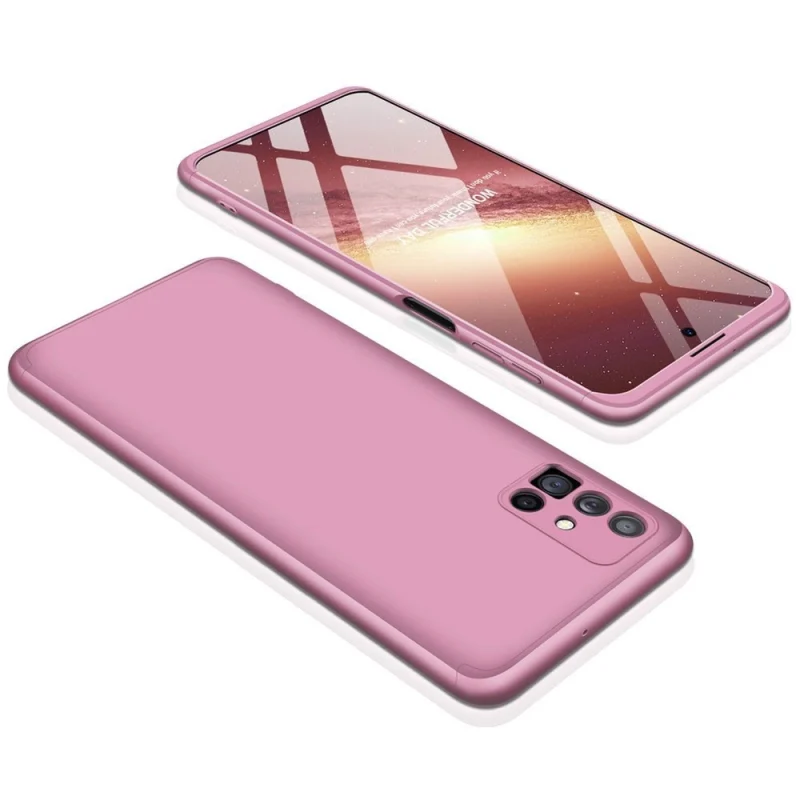 GKK 360 Protection Case etui na całą obudowę przód + tył Samsung Galaxy M51 różowy - obrazek 2