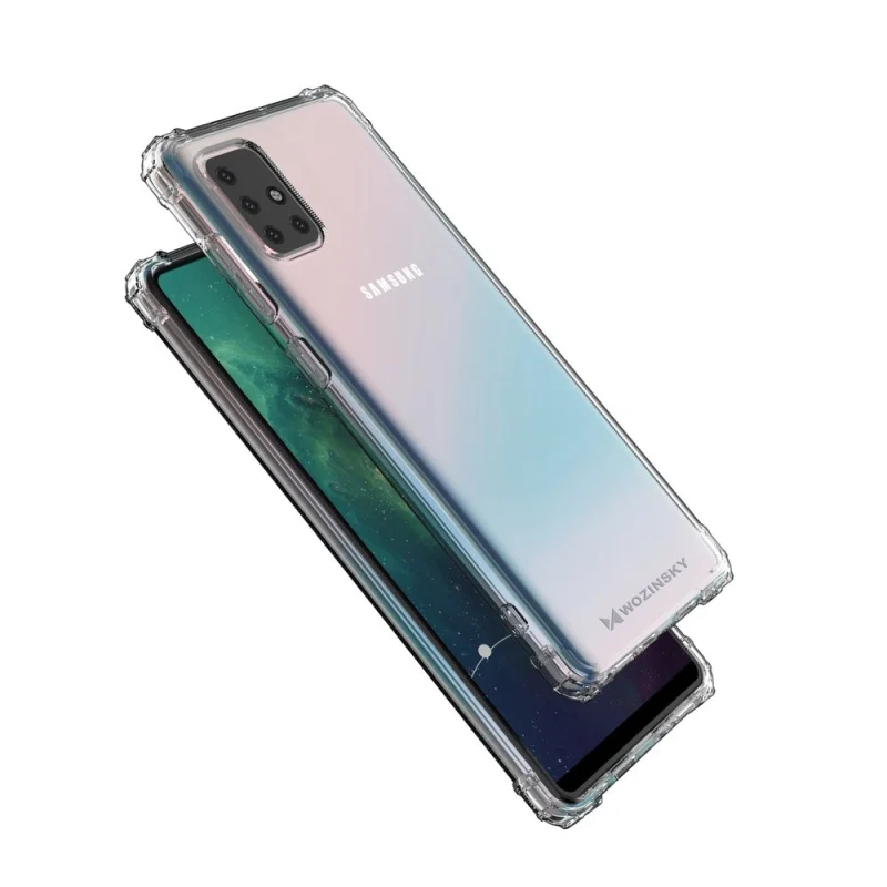 Wozinsky Anti Shock pancerne etui do Samsung Galaxy M51 przezroczysty - obrazek 4