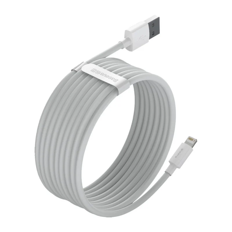 Baseus 2x kabel USB - Lightning szybkie ładowanie Power Delivery 1,5 m biały (TZCALZJ-02) - obrazek 7