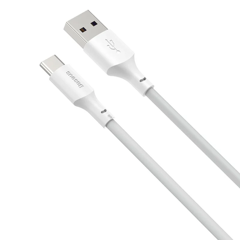 Baseus 2x kabel USB - USB Typ C szybkie ładowanie Power Delivery Quick Charge 40 W 5 A 1,5 m biały (TZCATZJ-02) - obrazek 2