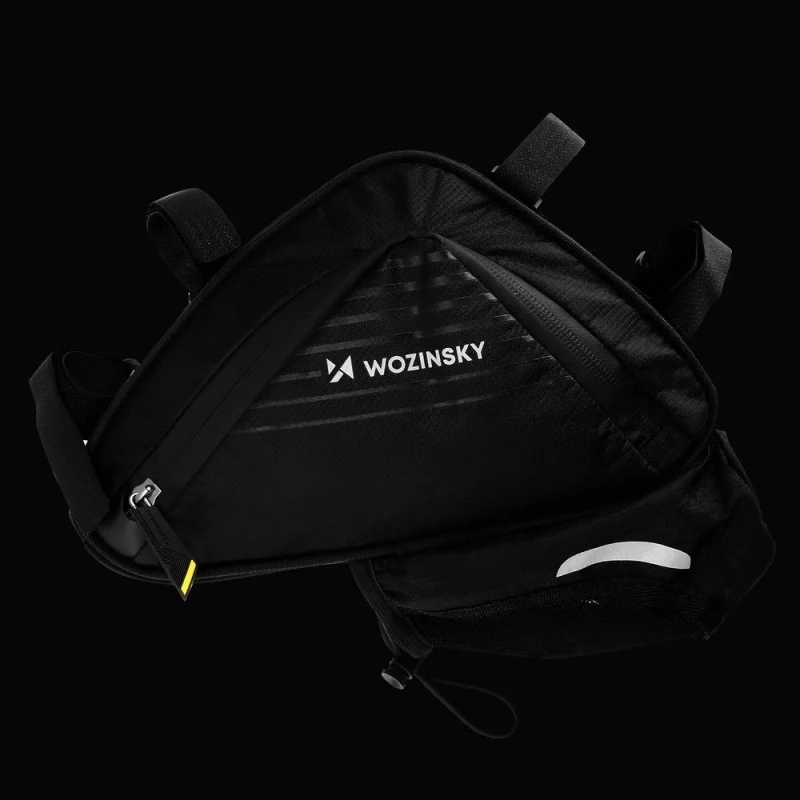 Wozinsky torba rowerowa pod ramę 1,5l czarna (WBB23BK) - obrazek 4