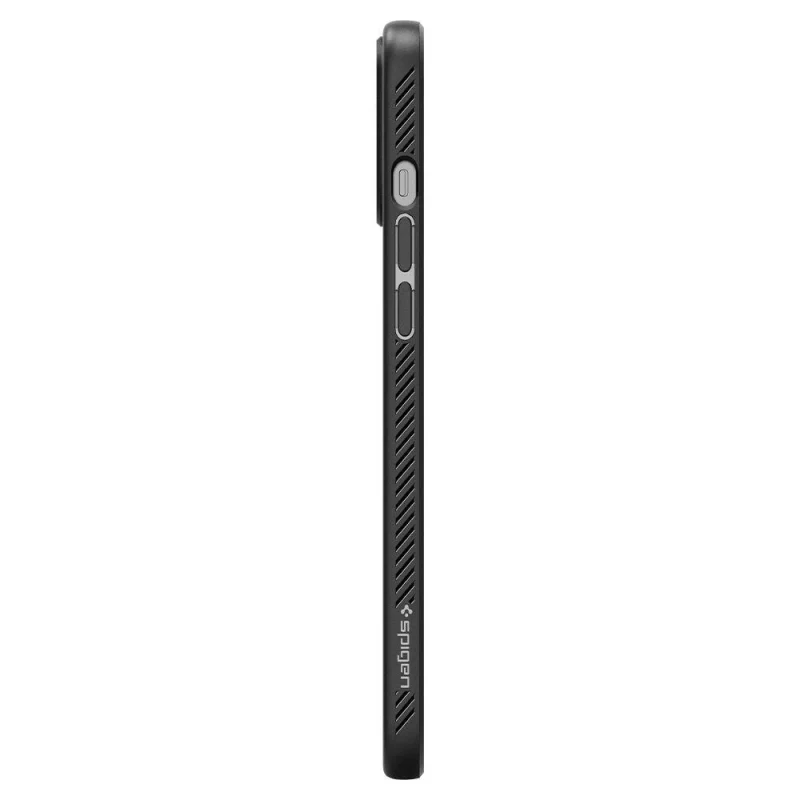 Etui Spigen Liquid Air na iPhone 12 / iPhone 12 Pro - czarny mat - obrazek 5