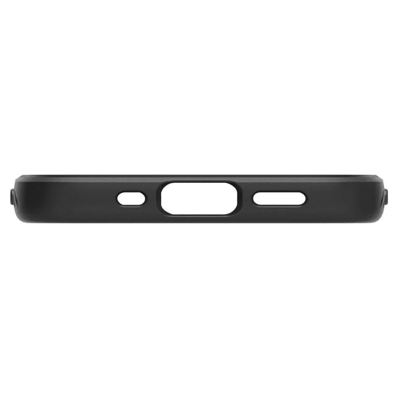 Etui Spigen Liquid Air na iPhone 12 mini - czarny mat - obrazek 6