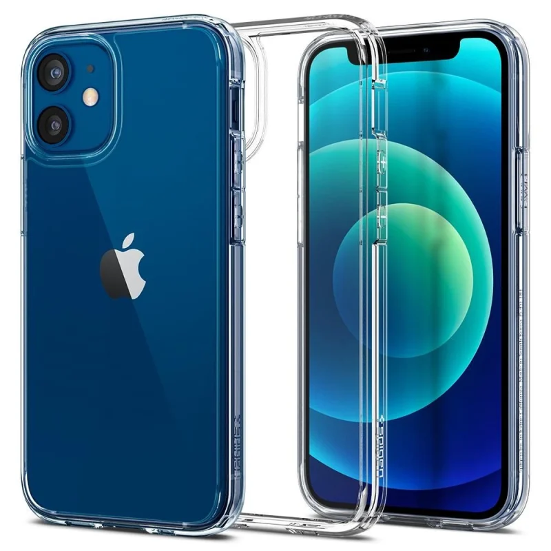 Etui Spigen Ultra Hybrid na iPhone 12 mini - przezroczyste