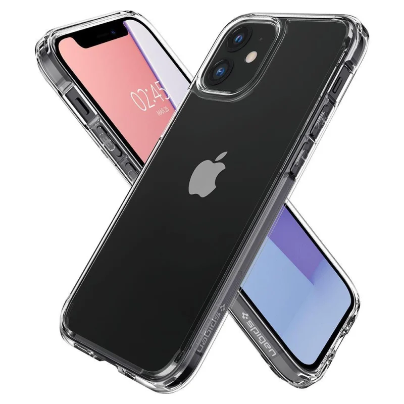 Etui Spigen Ultra Hybrid na iPhone 12 mini - przezroczyste - obrazek 7