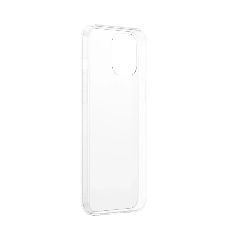 Baseus Frosted Glass Case Sztywne etui z elastyczną ramką iPhone 12 Pro Max Biały (WIAPIPH67N-WS02) - obrazek 4