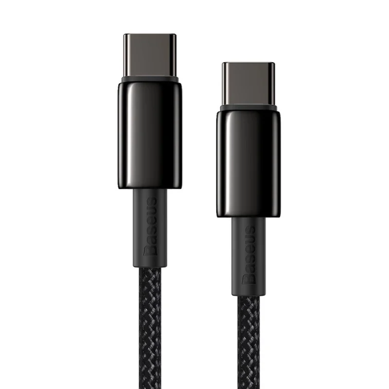 Kabel Baseus CATWJ-A01 USB-C - USB-C PD QC 100W 5A 480Mb/s 2m - czarny - obrazek 8