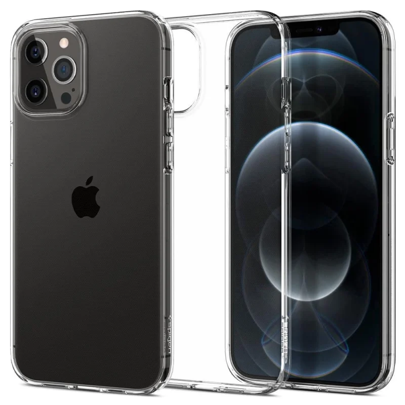 Etui Spigen Liquid Crystal na iPhone 12 / iPhone 12 Pro - przezroczyste