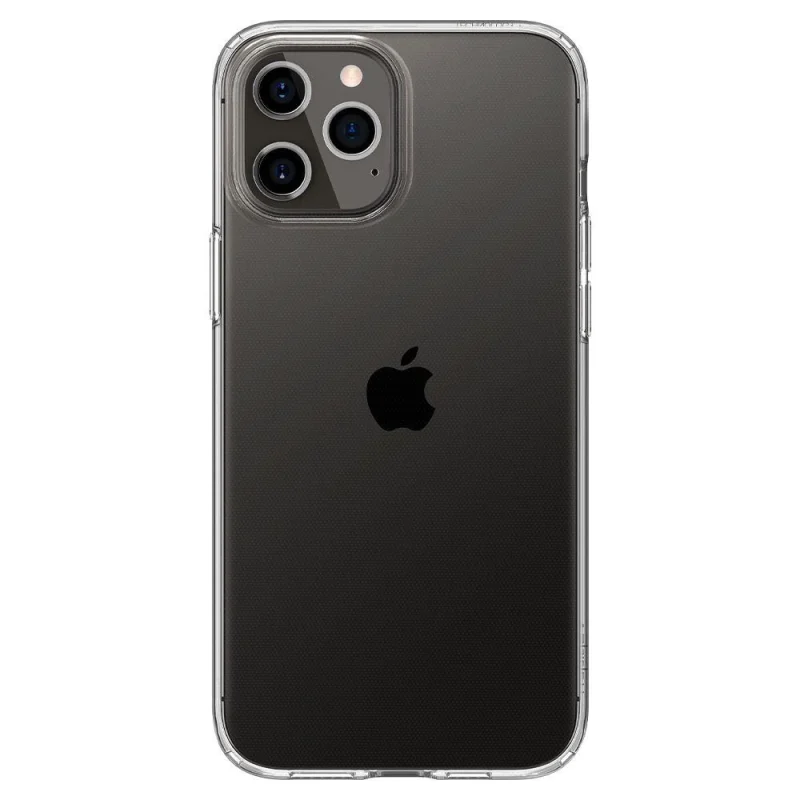 Etui Spigen Liquid Crystal na iPhone 12 / iPhone 12 Pro - przezroczyste - obrazek 2