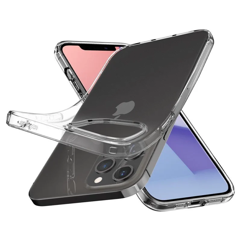 Etui Spigen Liquid Crystal na iPhone 12 / iPhone 12 Pro - przezroczyste - obrazek 7