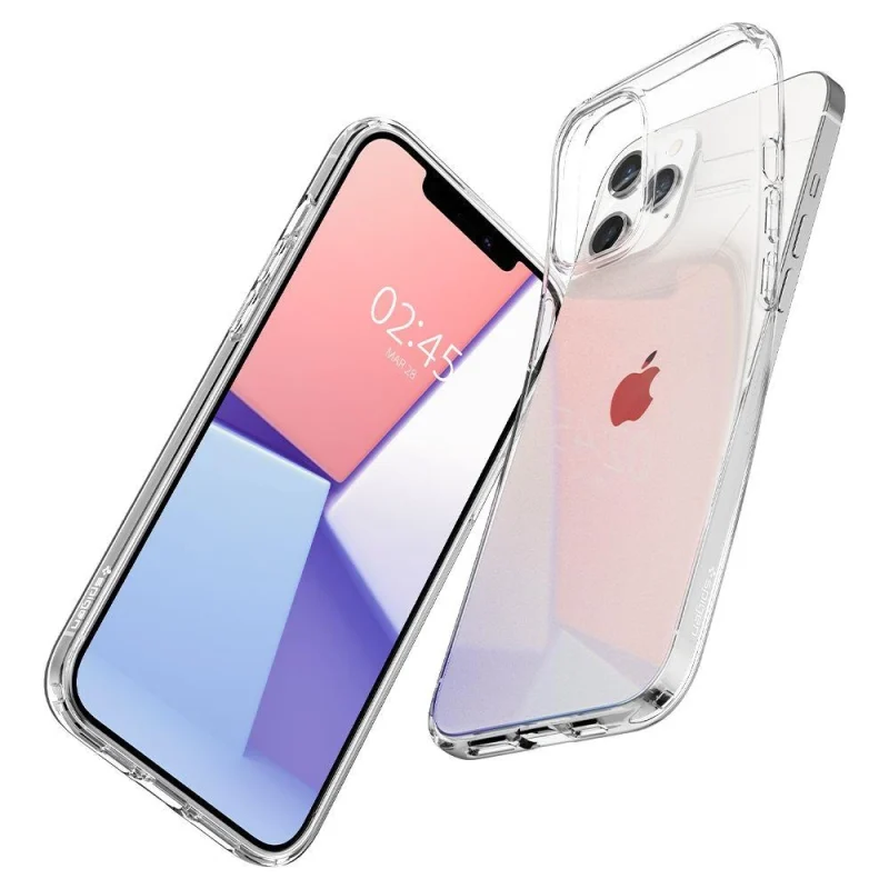 Etui Spigen Liquid Crystal na iPhone 12 / iPhone 12 Pro - przezroczyste - obrazek 8