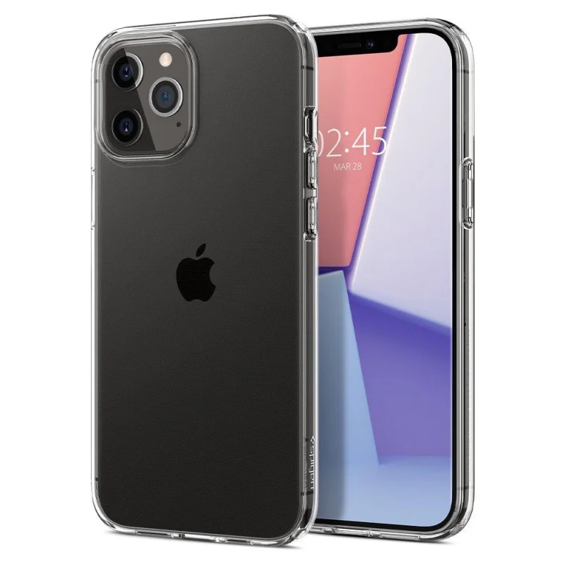 Etui Spigen Liquid Crystal na iPhone 12 / iPhone 12 Pro - przezroczyste - obrazek 9