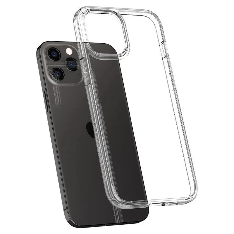 Etui Spigen Ultra Hybrid na iPhone 12 / iPhone 12 Pro - przezroczyste - obrazek 6