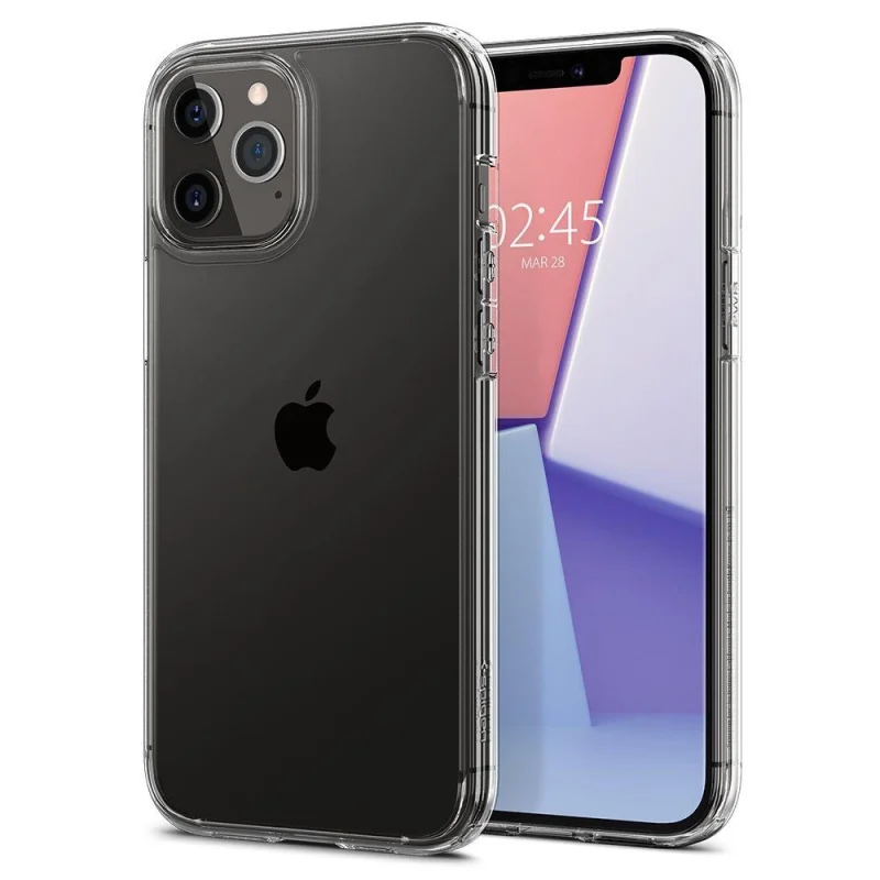 Etui Spigen Ultra Hybrid na iPhone 12 / iPhone 12 Pro - przezroczyste - obrazek 8