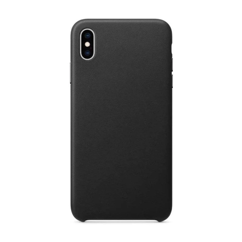 ECO Leather skórzane etui pokrowiec ze skóry ekologicznej iPhone 12 mini czarny - obrazek 2