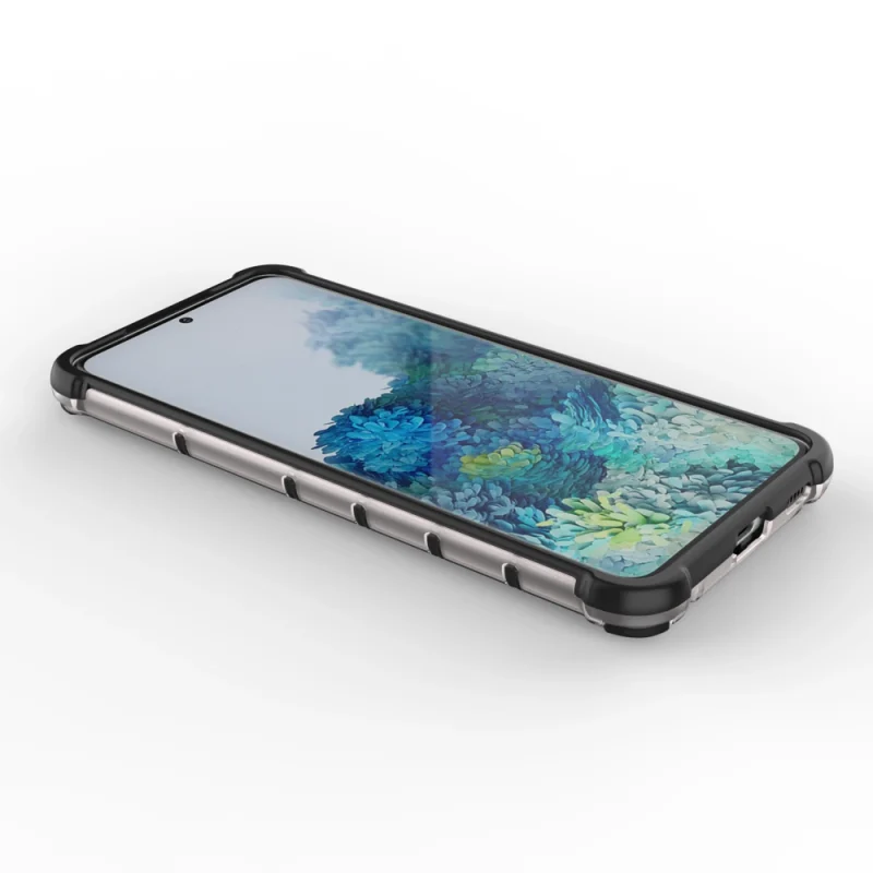 Honeycomb etui pancerny pokrowiec z żelową ramką Samsung Galaxy S21+ 5G (S21 Plus 5G) czarny - obrazek 11