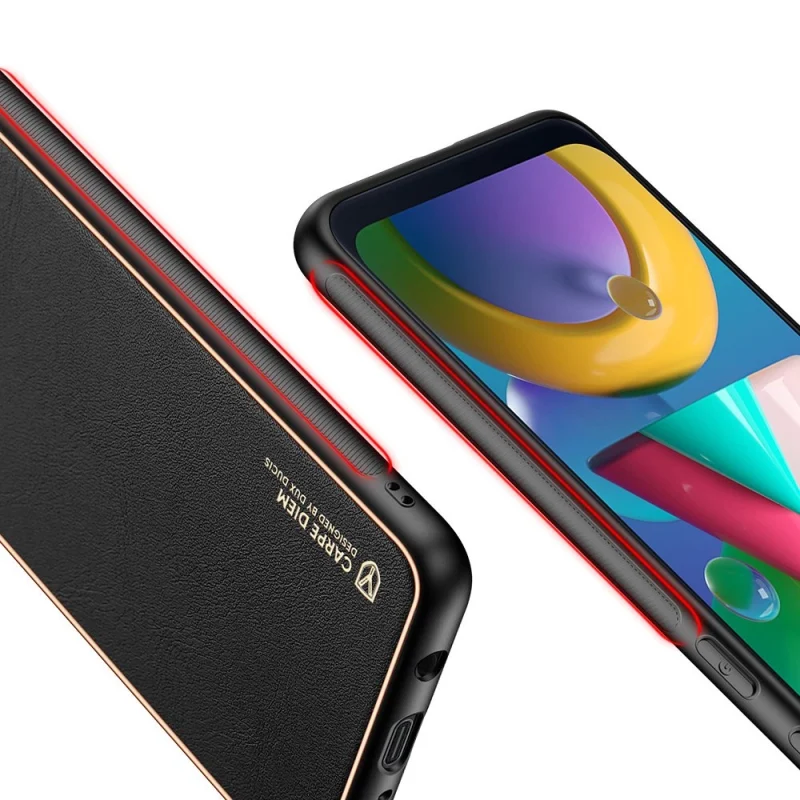 Dux Ducis Yolo eleganckie etui pokrowiec ze skóry ekologicznej Samsung Galaxy M30s czarny - obrazek 8