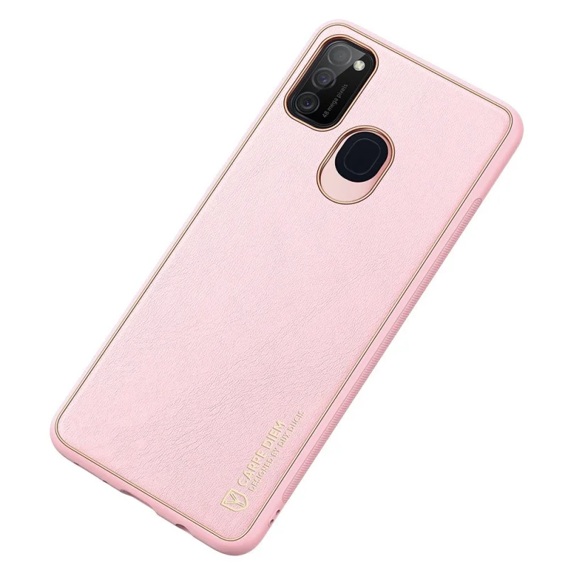 Dux Ducis Yolo eleganckie etui pokrowiec ze skóry ekologicznej Samsung Galaxy M30s różowy - obrazek 4