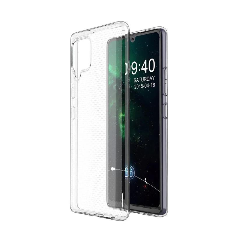 Żelowy pokrowiec etui Ultra Clear 0.5mm Samsung Galaxy A12 / Galaxy M12 przezroczysty - obrazek 7