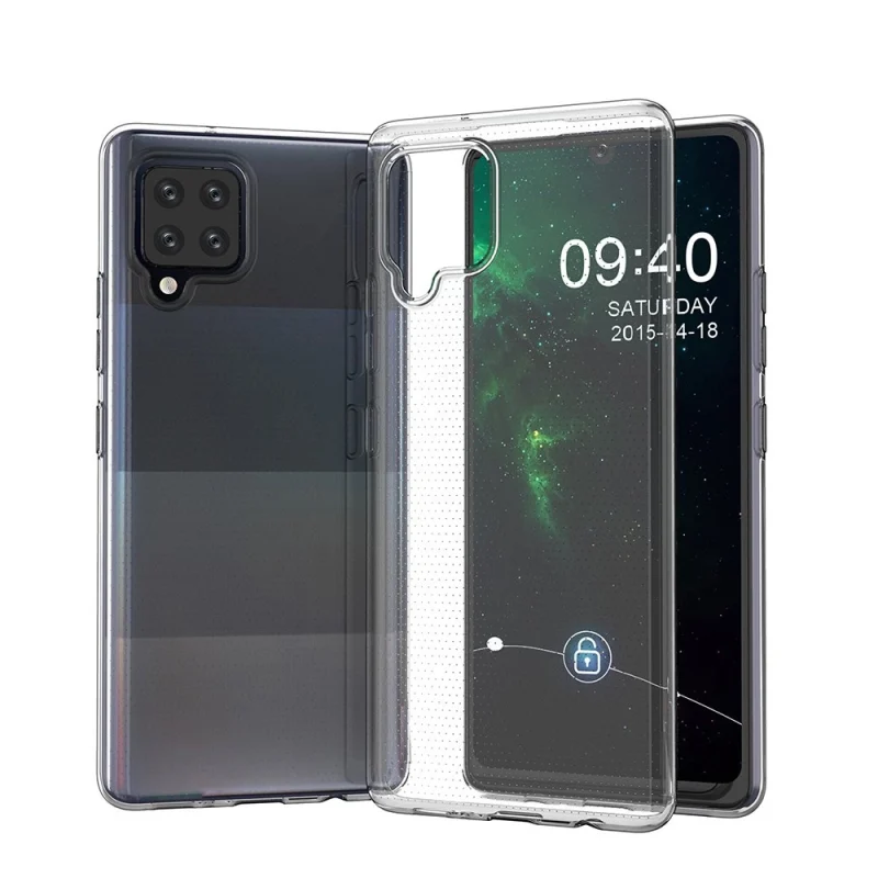 Żelowy pokrowiec etui Ultra Clear 0.5mm Samsung Galaxy A12 / Galaxy M12 przezroczysty - obrazek 8