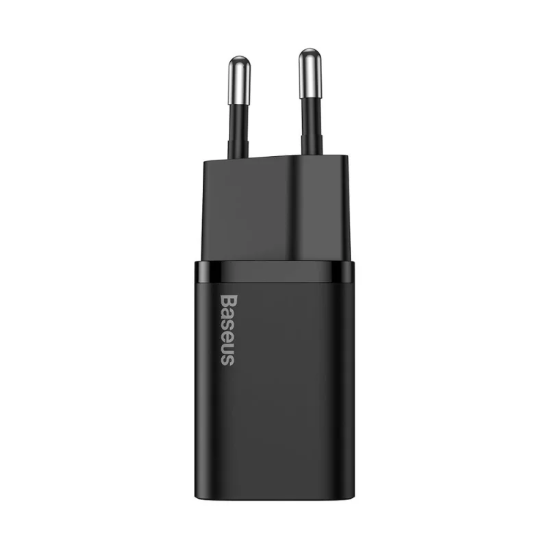 Baseus Super Si 1C szybka ładowarka USB Typ C 20W Power Delivery + kabel USB Typ C - Lightning 1m czarny (TZCCSUP-B01) - obrazek 8