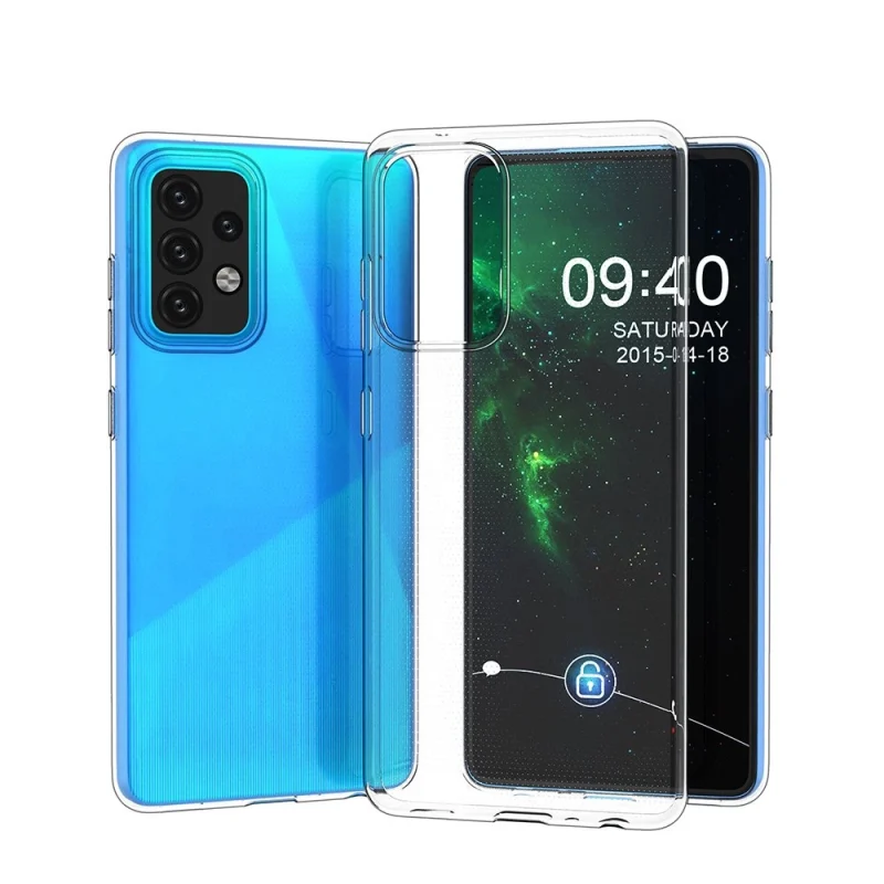 Żelowy pokrowiec etui Ultra Clear 0.5mm Samsung Galaxy A52s 5G / A52 5G / A52 4G przezroczysty - obrazek 8