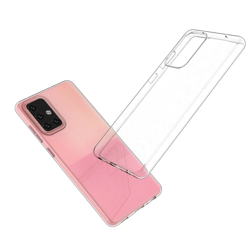 Żelowy pokrowiec etui Ultra Clear 0.5mm Samsung Galaxy A72 4G przezroczysty - obrazek 6